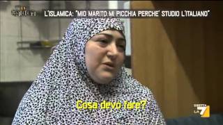 L’islamica “Mio marito mi picchia perché studio l’italiano” [upl. by Tristan37]