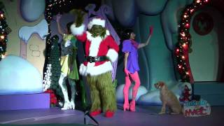 Youre a Mean One Mr Grinch performed during Grinchmas at Universal Orlando [upl. by Hosbein]