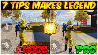 7 Tips To Improve🔥Your Gameplay In Free Fire  PRO Player कैसे बने [upl. by Ahtibbat198]