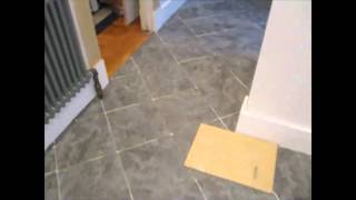 Ceramic Tile Diagonal Kitchen Floor [upl. by Courtnay]