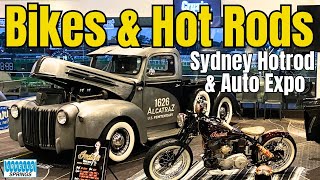 Motorbikes amp HotRods at Sydney Hotrod amp Auto Expo 2 2024 [upl. by Ruyle]