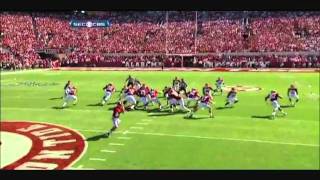 2011 Alabama vs Arkansas Fake Field Goal for Touchdown [upl. by Klos]