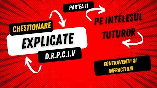 Chestionare explicate din contraventii si infractiuni  Partea II [upl. by Fatima212]