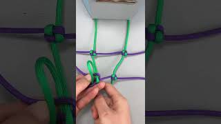 Rope braiding tutorial easy to learn fancy knot tying rope tying method [upl. by Aneret]