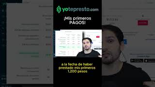 Recibí mis primeros pagos en yotepresto inversiones prestamos [upl. by Almap]