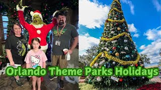 Orlandos theme parks Best Holiday Events 2024 orlandothemeparks [upl. by Arivle]