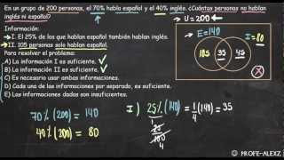 problema suficiencia datos 104  diagramas venn [upl. by Adriena]