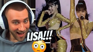 BLACKPINK LISA  Le Gala des Pièces jaunes  PERFORMANCE REACTION OMG [upl. by Bitthia922]