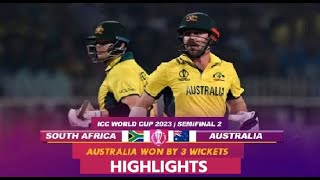 SA vs AUS Semifinal World Cup 2023 Highlights South Africa vs Australia Highlights  Match Highligh [upl. by Oyr528]