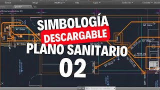 Plano Instalacion Sanitaria Autocad 2 Aguas Negras [upl. by Carrick923]