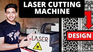 CNC Laser Cutting Machine for Metal Cutting Designing II Laser Cutting Gate in India [upl. by Murdoch]