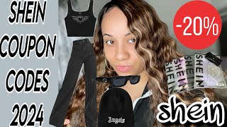 SHEIN COUPON CODES 2024  20 OFF 49  USE THE CODES OR LOSE THEM  ALL WORKING ‼️ [upl. by Ahsait945]