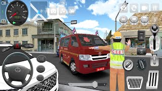 Traffic Police Caught Red light Crossing Microbus  Minibus Simulator Vietnam 2  Android Gameplay [upl. by Ibba133]