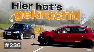 Heftiger Unfall nach Abbiegen und Audi mit über 200 kmh fährt dicht auf  GERMAN DASHCAM  236 [upl. by Engen]