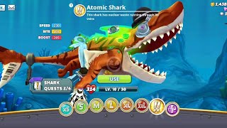 Atomic Shark MAX Hungry Shark World [upl. by Eirhtug66]