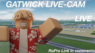 ROBLOX Project flight  LIVE Cam London Gatwick [upl. by Morry]