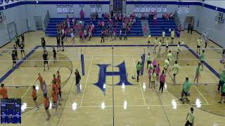 Hilbert High School vs TriCounty High School Womens Varsity Volleyball [upl. by Gennie312]