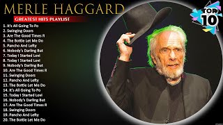 Merle Haggard Greatest Hits 🍃 Merle Haggard Greatest Hits Full Album 🍃 Pancho And Lefty [upl. by Nnairet]