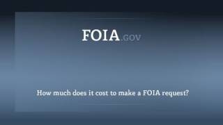 How much does it cost to make a FOIA request [upl. by Atiroc]