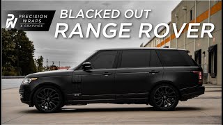 Phantom Range  Blacked Out Range Rover 4K [upl. by Ailhad]