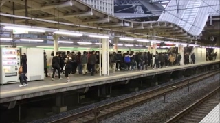 乃木坂46コンサートの影響による「さいたま新都心駅」での混雑状況 遅延＆行列など 2017年2月20日 [upl. by Ericha920]