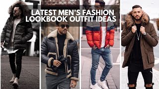 17 IDEI CUM SA PORTI GEACA DE IARNA  Geci BARBATI  Haine De Iarna barbati  Mens Fashion Lookbook [upl. by Resee]