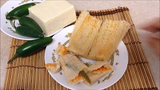 Tamales de Rajas con Queso CONOCE EL SECRETO PARA NO TENER QUE AMASAR [upl. by Attenreb807]