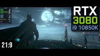 Batman Arkham Knight  High Settings 3440x1440p  RTX 3080  i9 10850K [upl. by Gerrilee]