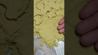 Kinetics sand 🥰😝😛 different shapes [upl. by Notlrac]