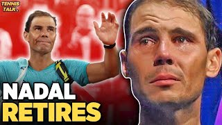 NADAL RETIRES FROM TENNIS • LIVE Tennis Talk News [upl. by Koressa991]