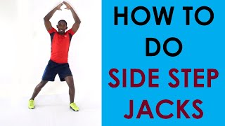 How to Do Side Step Jacks  Exercise of The Day 15 [upl. by Hluchy814]