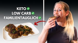 Die LECKERSTEN und SAFTIGSTEN Low Carb Frikadellen EVER [upl. by Geraldina]