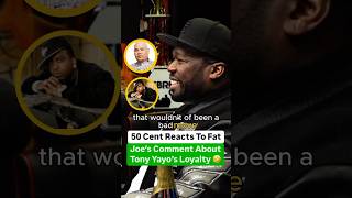 50 Cent Reacts To Fat Joe’s Comment About Tony Yayo’s Loyalty 🤣 [upl. by Anyah]