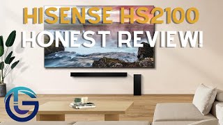 Best Budget Soundbar Hisense HS2100 Honest Review [upl. by Rhiana]