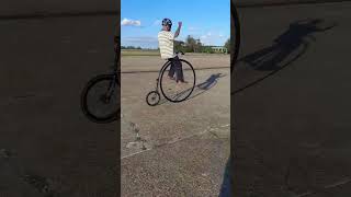 penny farthing high wheel ordinary mike arotsky singing the twist by CHUBBY CHECKER [upl. by Nodyroc]