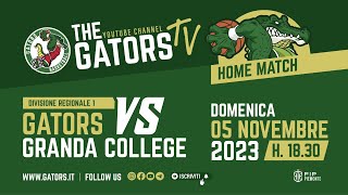 DIVISIONE REGIONALE 1 Gators VS Granda College LIVE [upl. by Volnay]