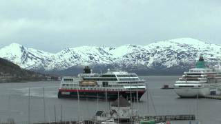 Hurtigruten  MS Trollfjord in Tromsö [upl. by Elwin238]