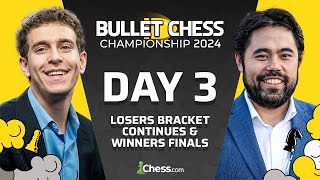 Jospem vs Sam Sevian Online Speed Demons Collide Bullet Chess Championship 2024 Losers QFs  SFs [upl. by Adehsor]