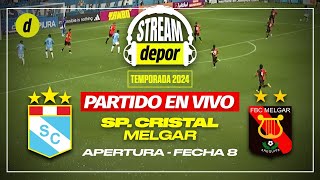 🔴 Sporting Cristal 1  2 Melgar Liga 1 Torneo Apertura  Reacción Goles Comentarios y Reacción [upl. by Cinimod405]