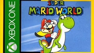 XBOX ONE  SUPER MARIO WORLD  Snes  Nesbox  First Minutes [upl. by Nikaniki]