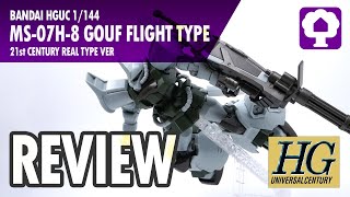 HGUC Gouf Flight Type 21st Century Real Type Ver Review  08th MS Team Gunpla and Gundam Model [upl. by Ecienaj912]