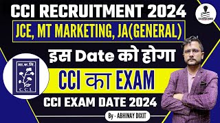 CCI Exam Date 2024  CCI Recruitment 2024  Cotton Corporation of India Recruitment Exam Date 2024 [upl. by Itraa]