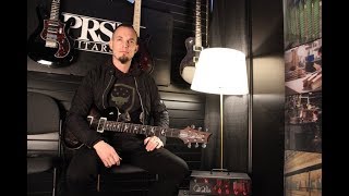 PRS Mark Tremonti MT15 amp interview and demo at NAMM 2018 [upl. by Arihsak454]