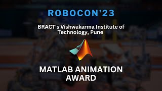 Robocon 2023  MATLAB AND SIMULINK  VIT Pune [upl. by Prager]