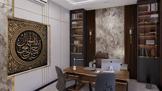 Office Interior Design  Advocate Office idea [upl. by Nosliw]