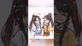 Jin Ling x Lan Jingyi 💛💙jinling jin ling grandmasterofdemoniccultivation ship shorts edit [upl. by Chamkis983]