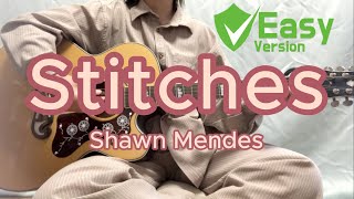 StitchesShawn MendesGuitar Playing Practice VideoChords Lyrics and Song [upl. by Yenots]