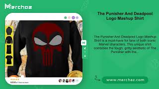 The Punisher And Deadpool Logo Mashup Shirt [upl. by Rodie884]