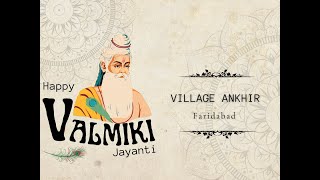 Valmiki pargat divas village ankhir faridabad  Nikhil Dmgvlog [upl. by Drofkcor]