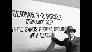 Wernher von Braun German scientist in USA White Sands New Mexico 1946 [upl. by Dobbins]